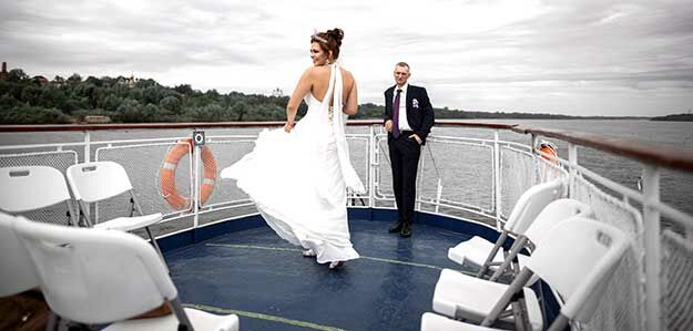 Hochzeitslocation auf dem Wasser