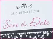 Save-The-Date-Karten –Termin der Hochzeit reservieren