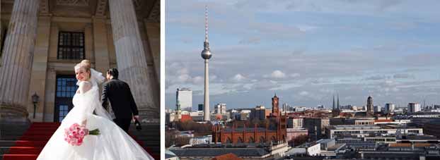 Berliner Dom und Blick vom Berliner Dom auf Berlin-Mitte