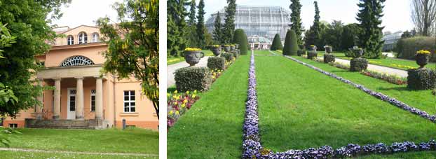 Hochzeitsvilla "Sidonie" in Steglitz und Mittelmeerhaus im Botanischen Garten